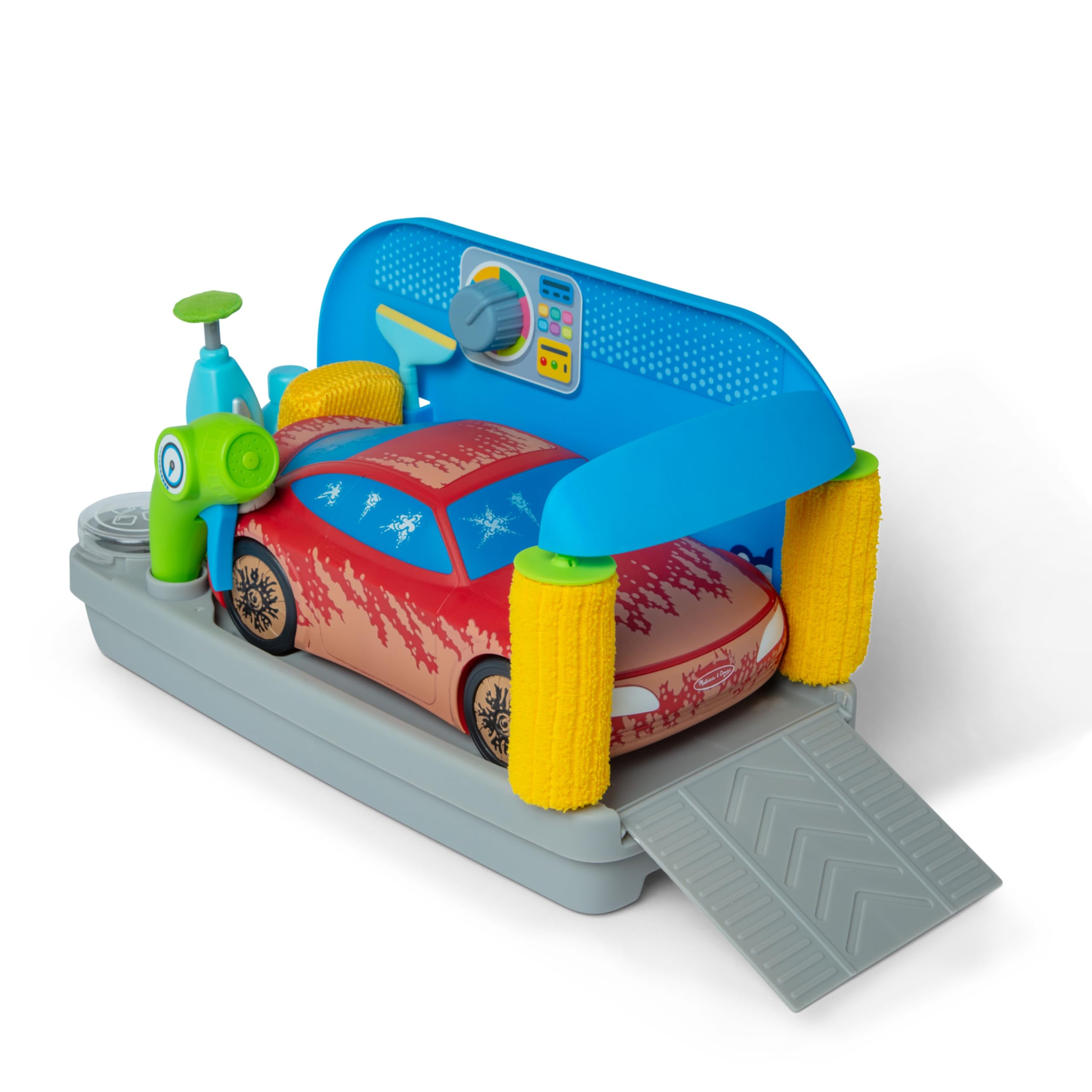Spray & Shine Car Wash Color-Changing Water Toy Play Set Boys and Girls 3+