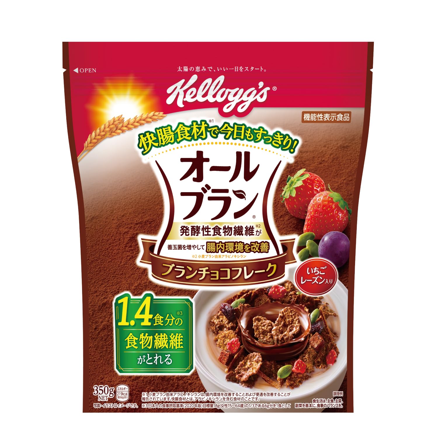 Amazon.co.jp: ケロッグ オールブラン ブラン チョコフレーク 350g ×6