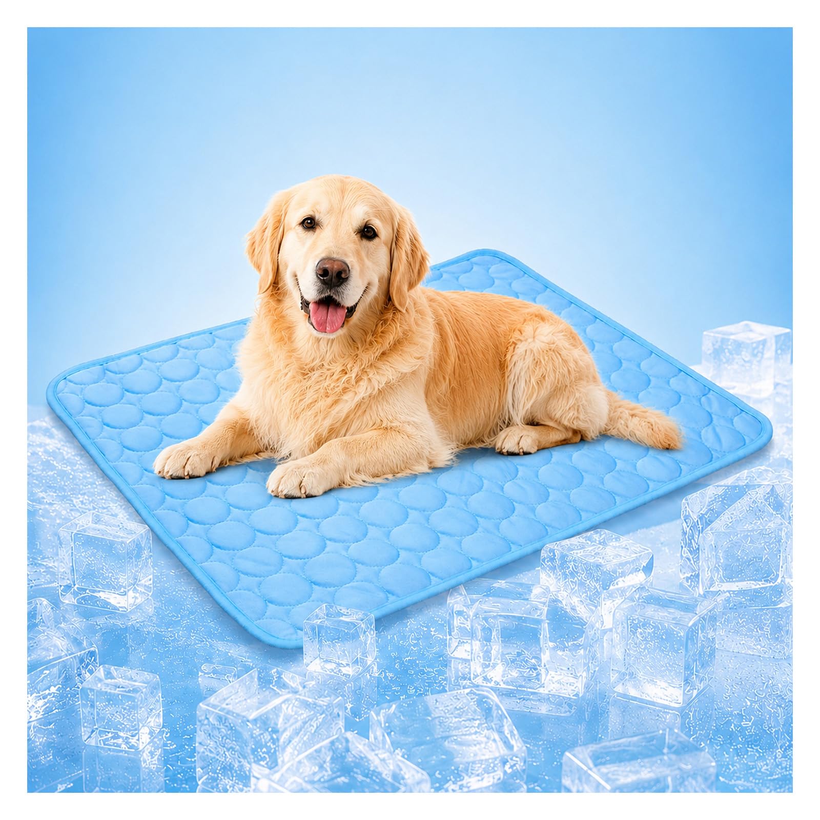 The Dog Hub Cooling Mat, Dog Cooling Mat, Transform Your Pet's Sleep Quality, Portable for Crate,Car Seat,Sofa&Floor