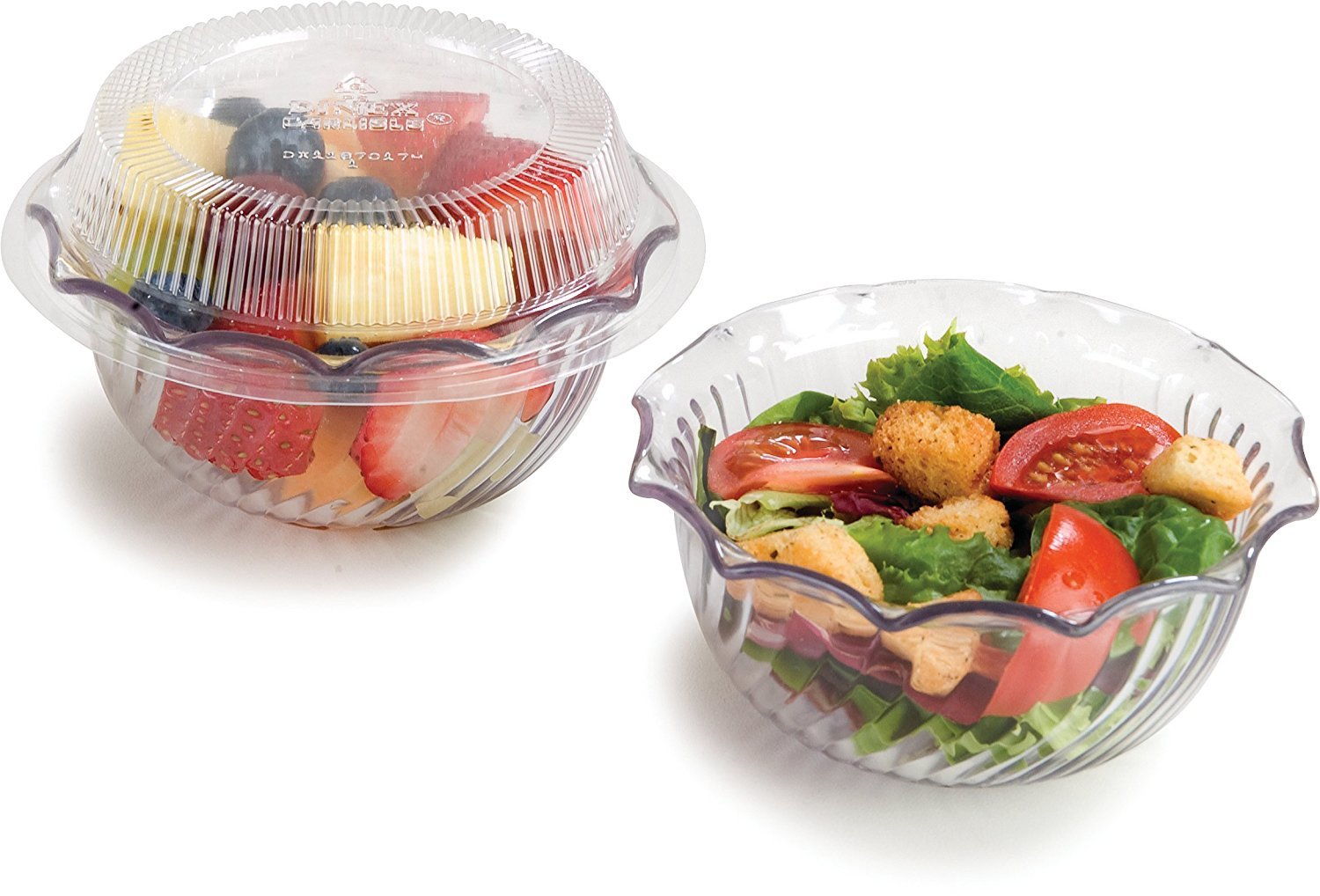 Carlisle FoodService Products 453507 Plastic Dessert Bowls, 8 oz, Clear (Pack of 48)
