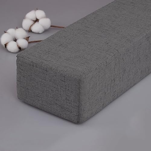 Almohada larga para cabecero, tamaño personalizado, para sofá cama, extensor de colchón de cama suave y cómodo extraíble