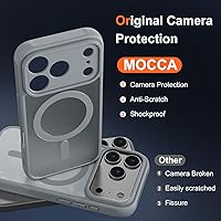 Vista 223 de MOCCA - Funda magnética resistente para iPhone XR de 6.1 pulgadas, compatible con MagSafe, funda con protección contra caídas de grado militar