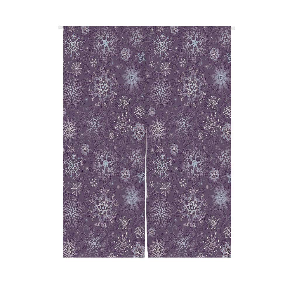 Amazon｜ナス のれん おしゃれ 遮光 幅72cm×丈120cm クリスマスに 