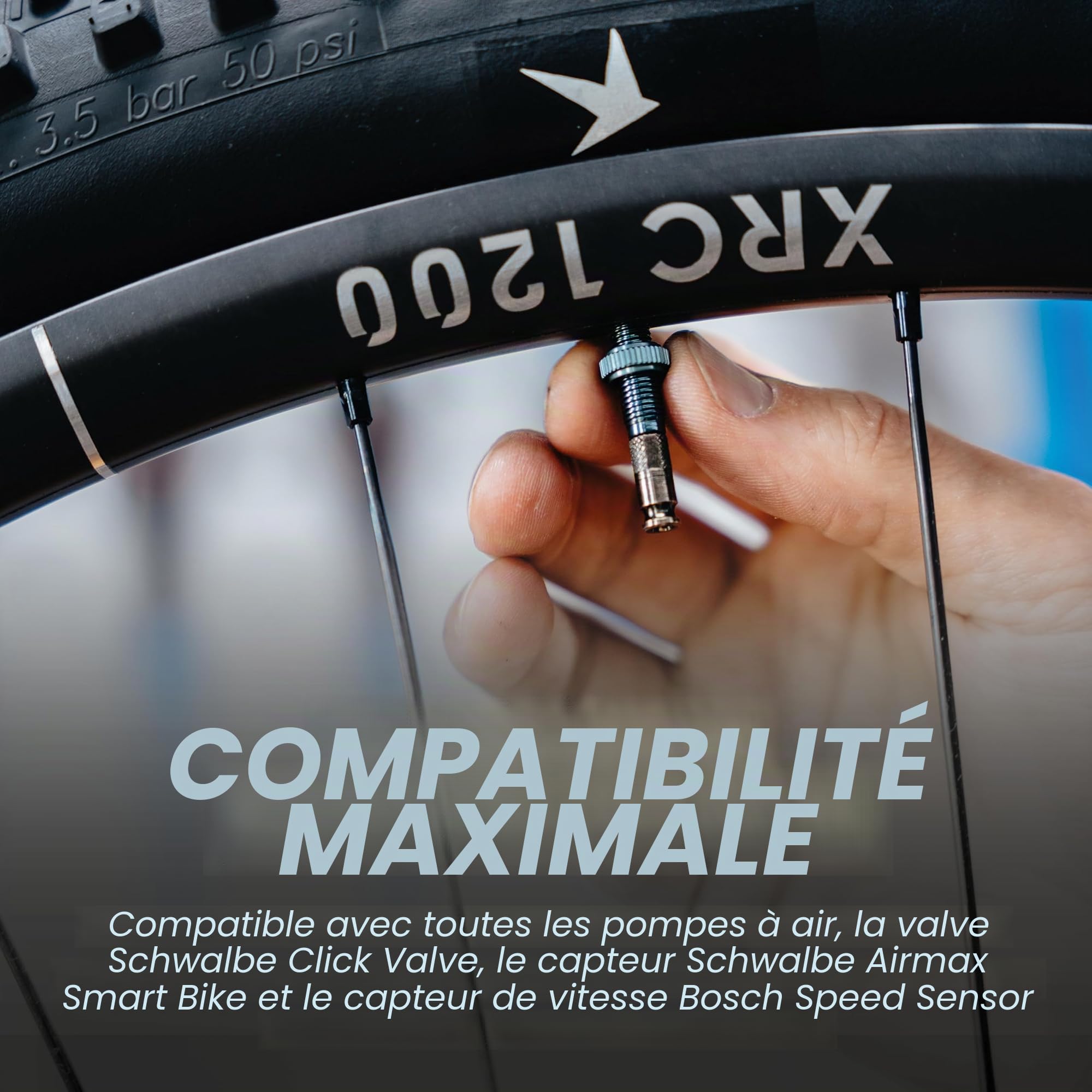 Schwalbe Chambre à air Aerothan - pour vélos urbains, VTT, Course et Tourisme - Chambre à air en TPU - Fabriqué en Allemagne