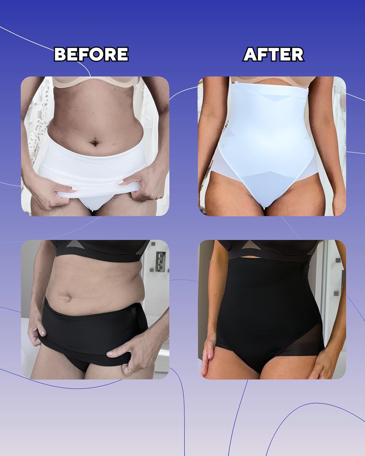 HONEYLOVE Shapewear for Women - SuperPower Brief - High Compression Waist Shaper - Image 6