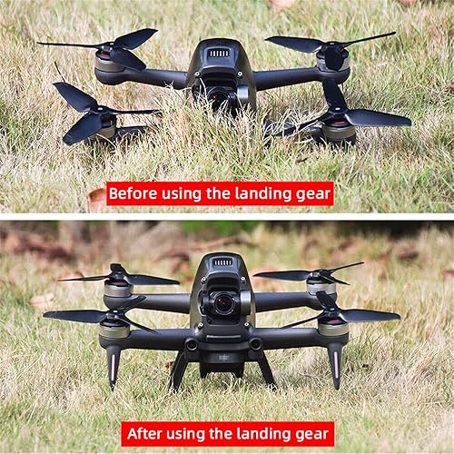 Miniatura 6 de Increase Landing Gear Black Plastic Height Extender Drone Accessories for DJI FPV Drone