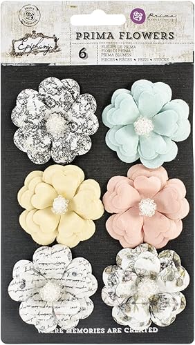 Prima Marketing Epifanía Flores, visión, papel, 6-Pack de 2 pulgadas