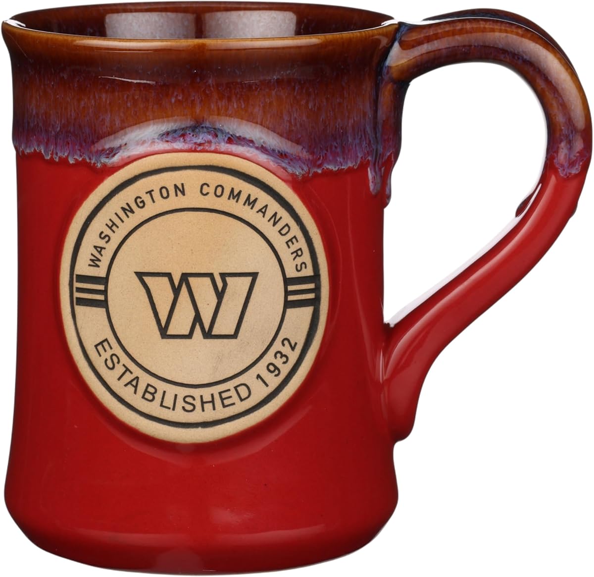 The Memory Company Officially Licensed 20oz 3D Hand Sculpted Mug, Washington Commanders