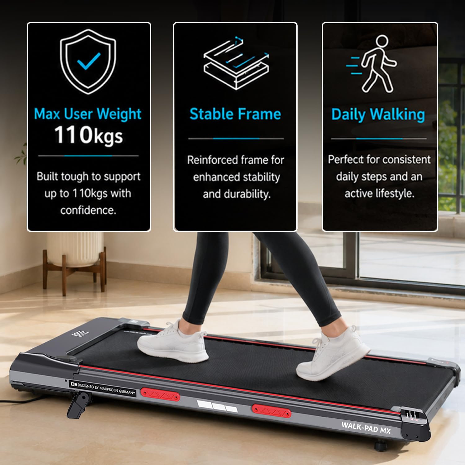 MAXPRO Walking Pad - Compact Home Treadmill -5
