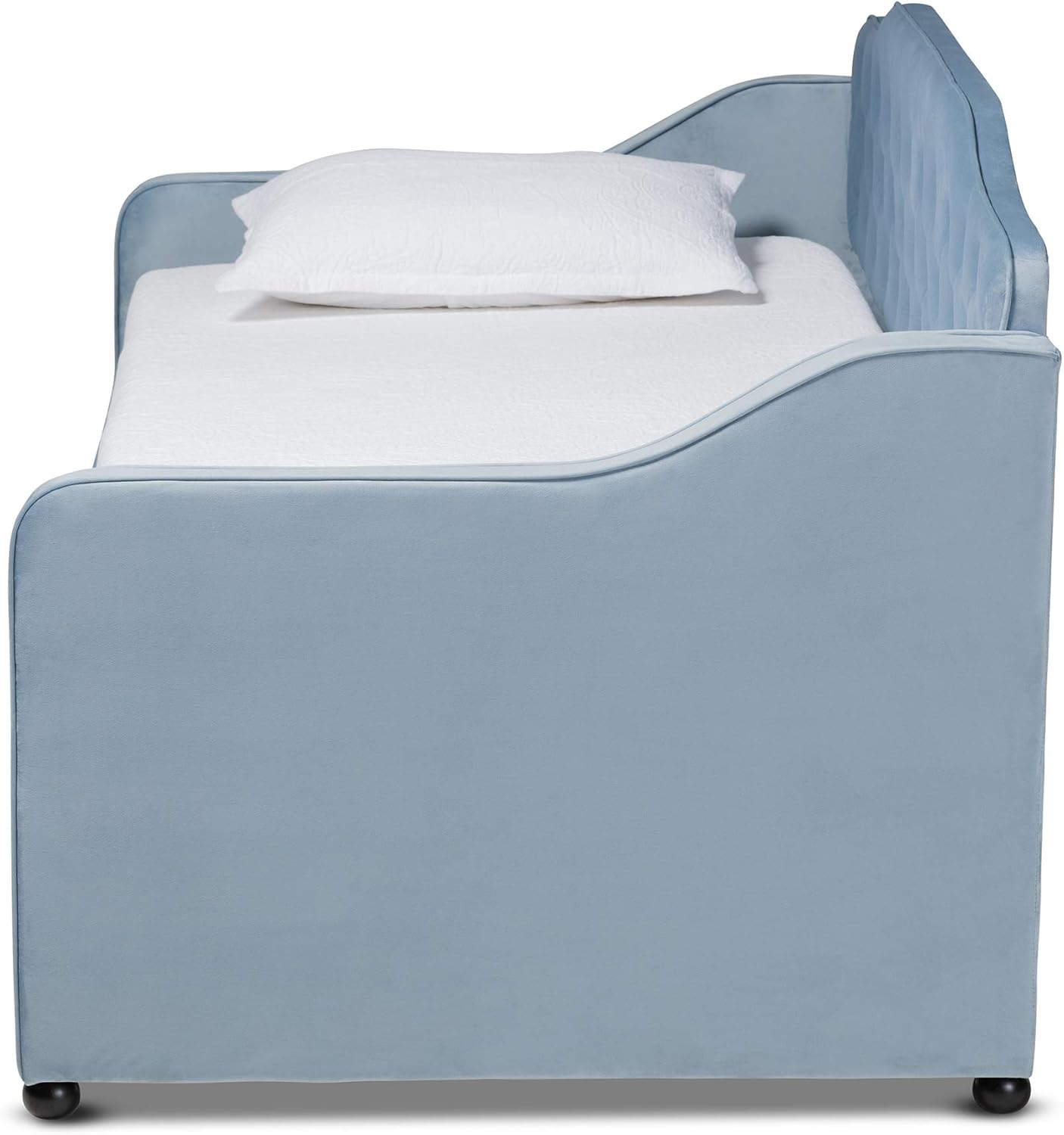 Baxton Studio Daybeds, Twin, Light Blue