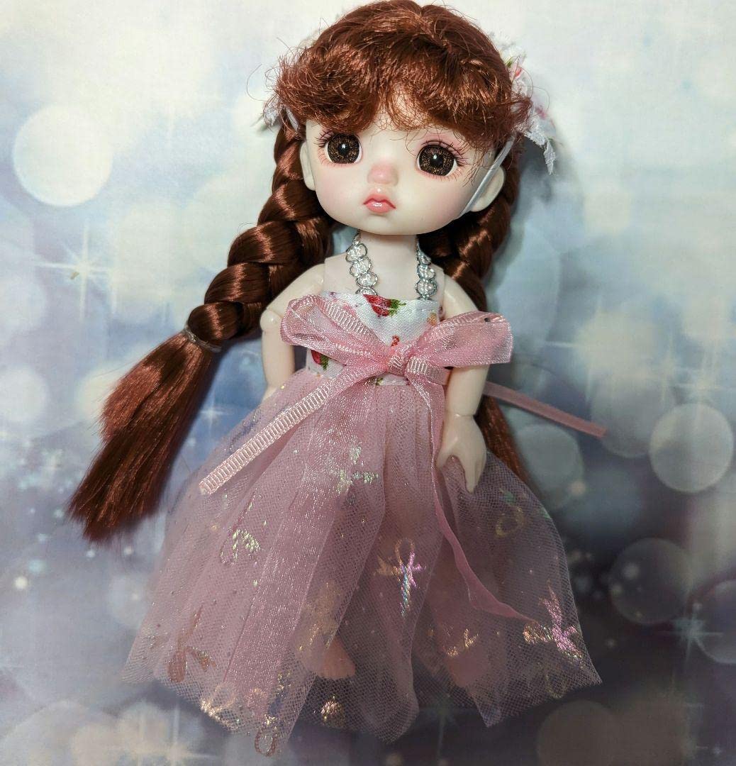 Amazon.co.jp: 茶髪 ぷくりチャン ドール セット? bjd 16cm