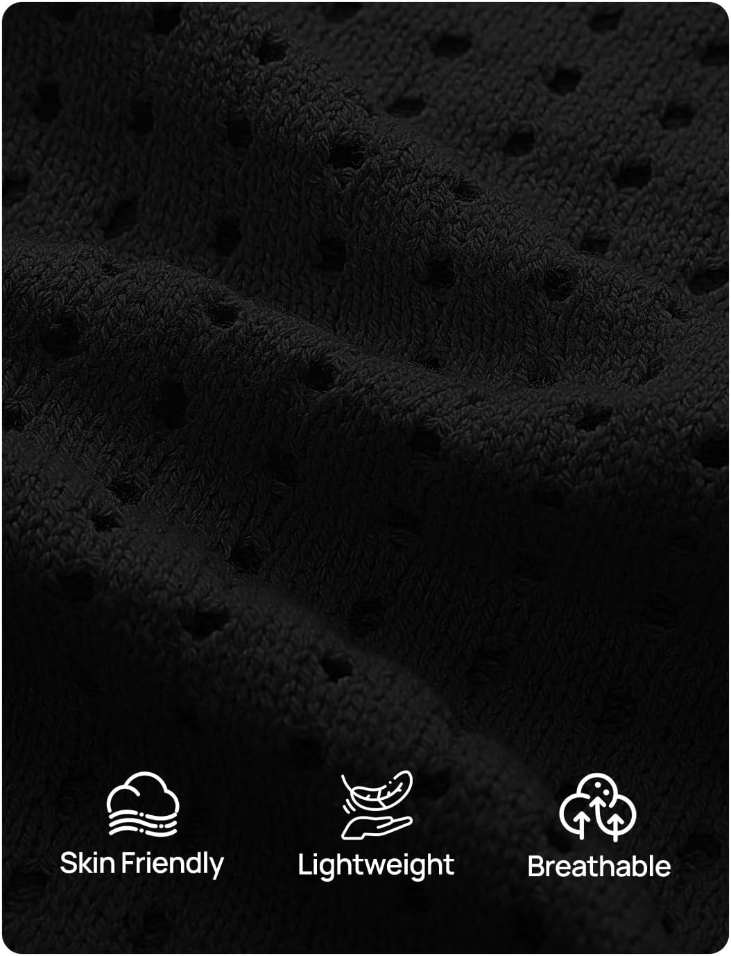 ZESICA Women's Spring Tops 2026 Summer Shirts Crochet V Neck Cap Sleeve Sweater Cute Casual Beach Vacation Clothes - Image 6