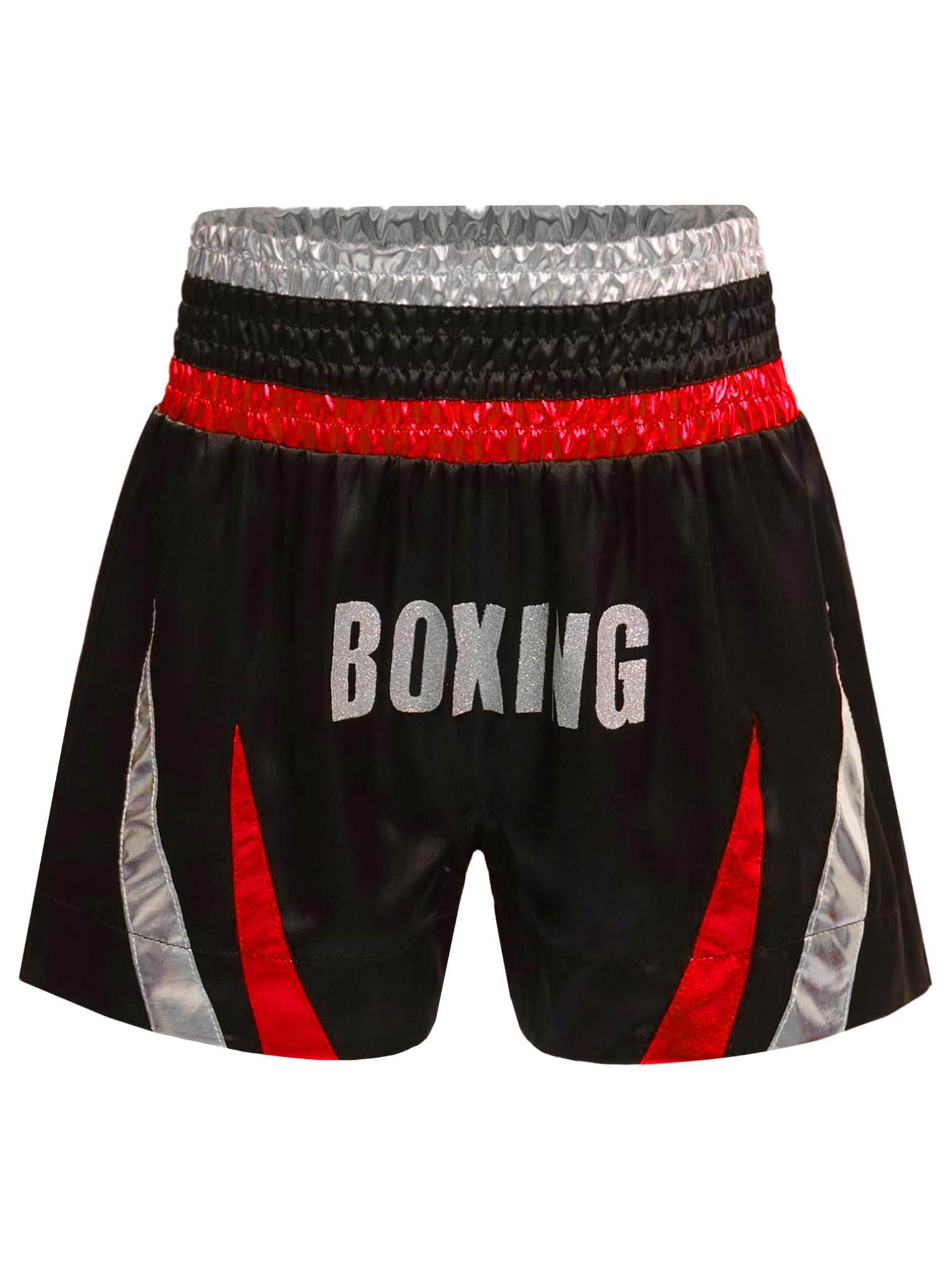 renvena Accappatoio Boxe per Bambini Adulti Pantaloncini Muay Thai Kick Boxing per Arti Marziali MMA + Guantoni da Boxe Accessorio per Costume Sportivo