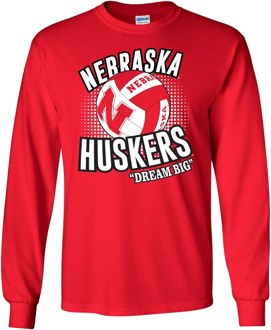 CornBorn Nebraska Volleyball Long Sleeve Tee