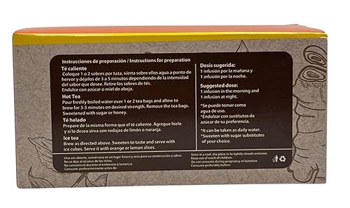 Miniatura 5 de Jengibre & Cúrcuma Te (té de jengibre y cúrcuma) - 100% natural, vegano | 25 bolsas de té