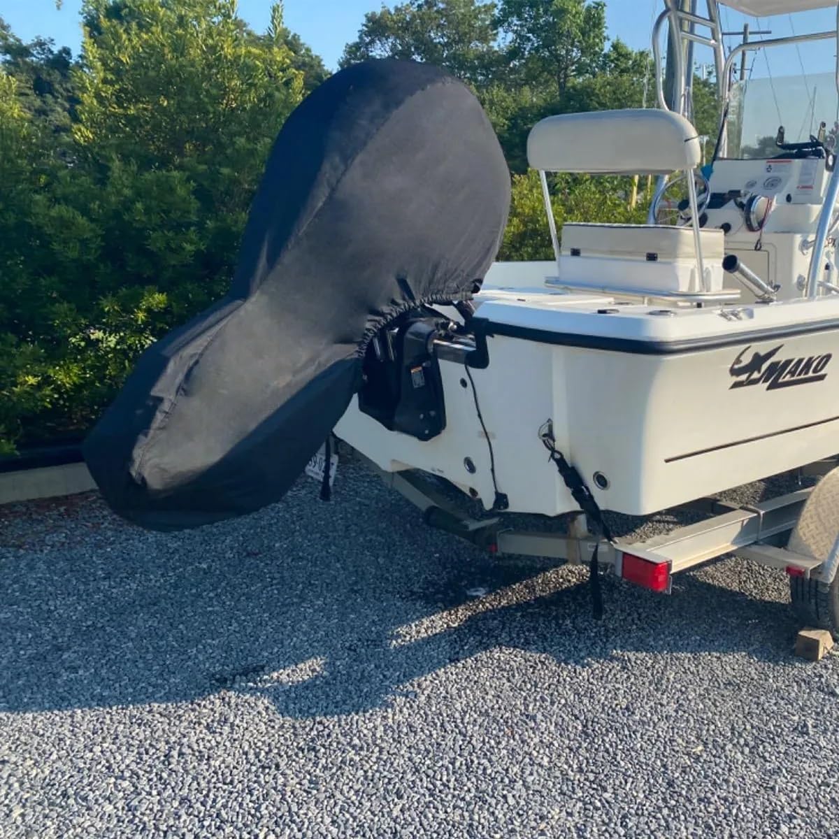 Oceansouth Custom Fit Full Covers for Suzuki Outboard Engine (DF250AP,DF300AP V6 4.0L (from 2012 up to 2024), Leg Length:30")