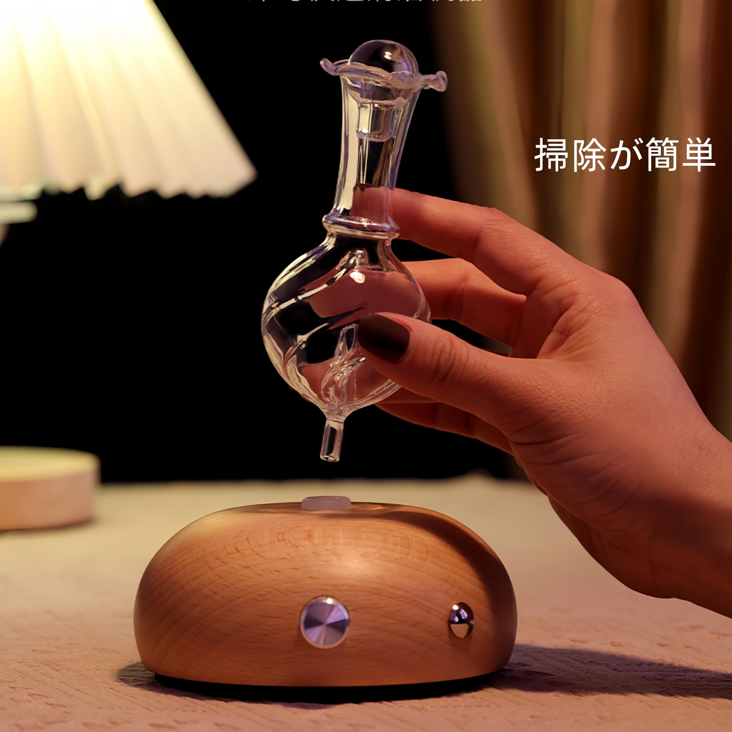 Amazon | Kirnuoネブライザー式 アロマディフューザー 水や熱を使わ  