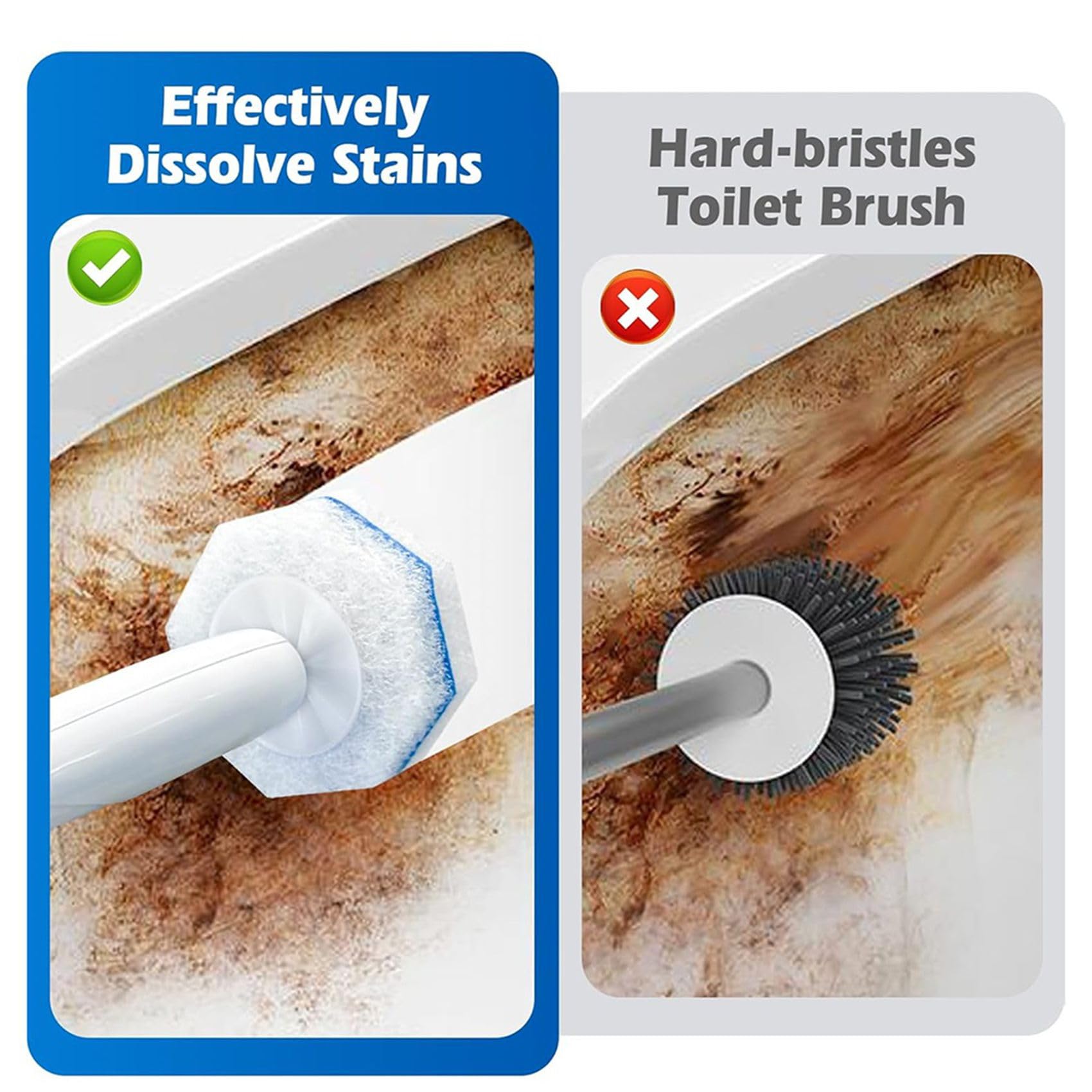 100 recambios mejorados de cabezal de varita Dispo para una limpieza eficaz del inodoro y el baño, perfecto para un mantenimiento fácil y eficiente del hogar