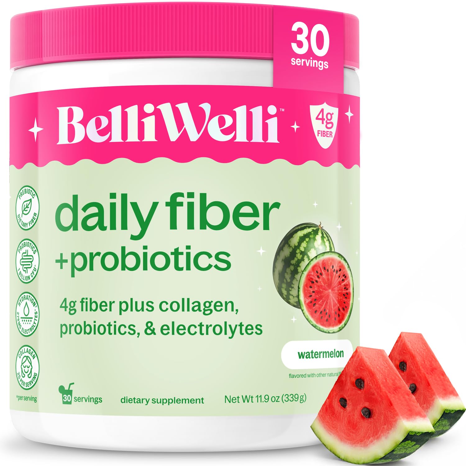 Belli Welli Fiber Supplement + Collagen