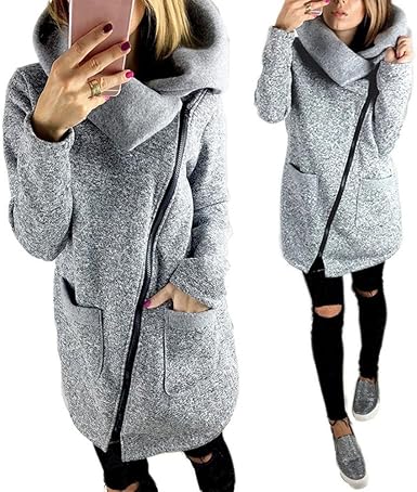 fleece asymmetrical jacket