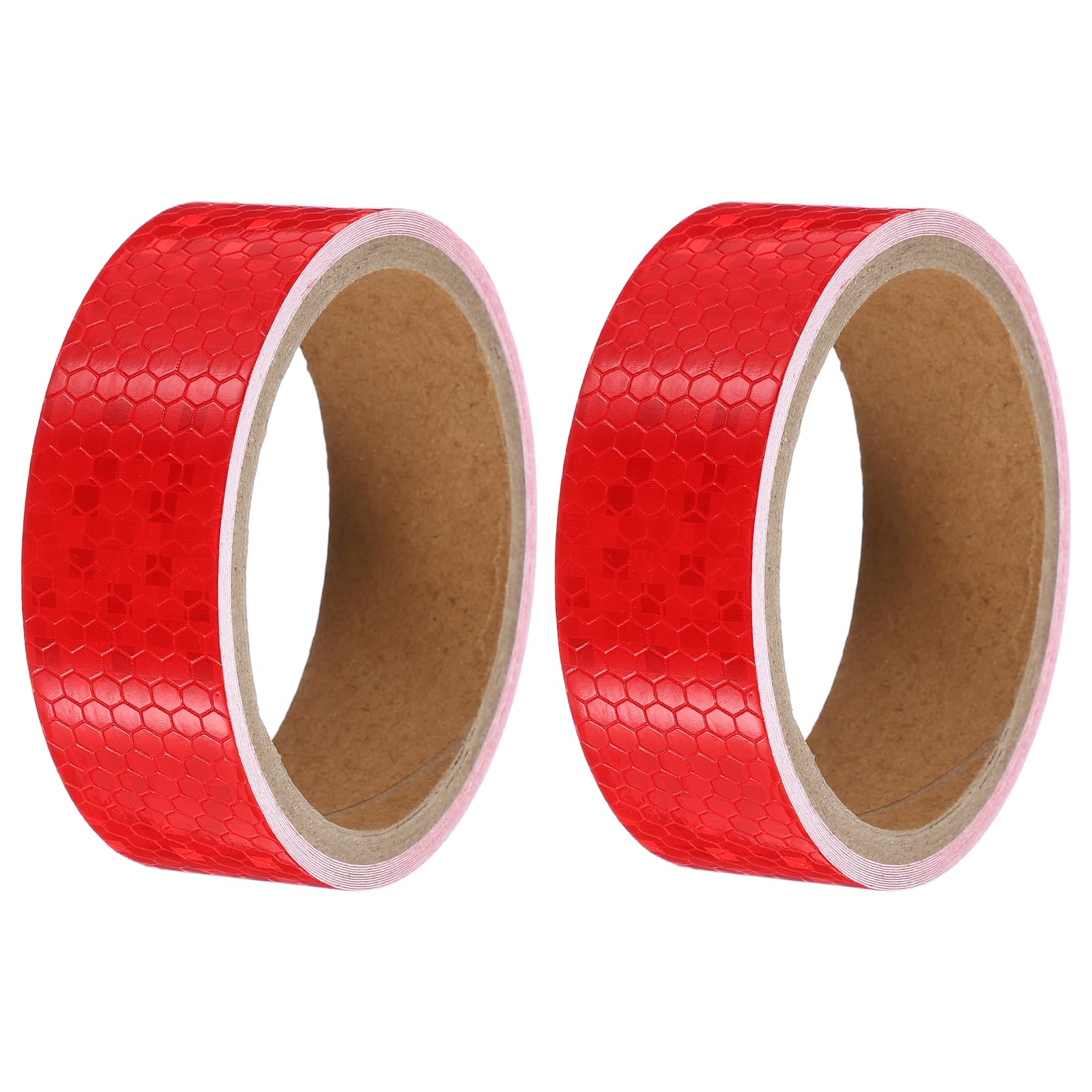 PATIKIL Reflective Tape 1.2" x10ft Red 2 Roll Waterproof Self Adhesive