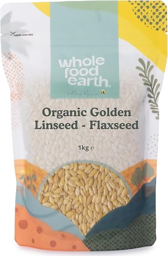 Wholefood Earth Organic Golden Linseed/Flaxseed   1 kg