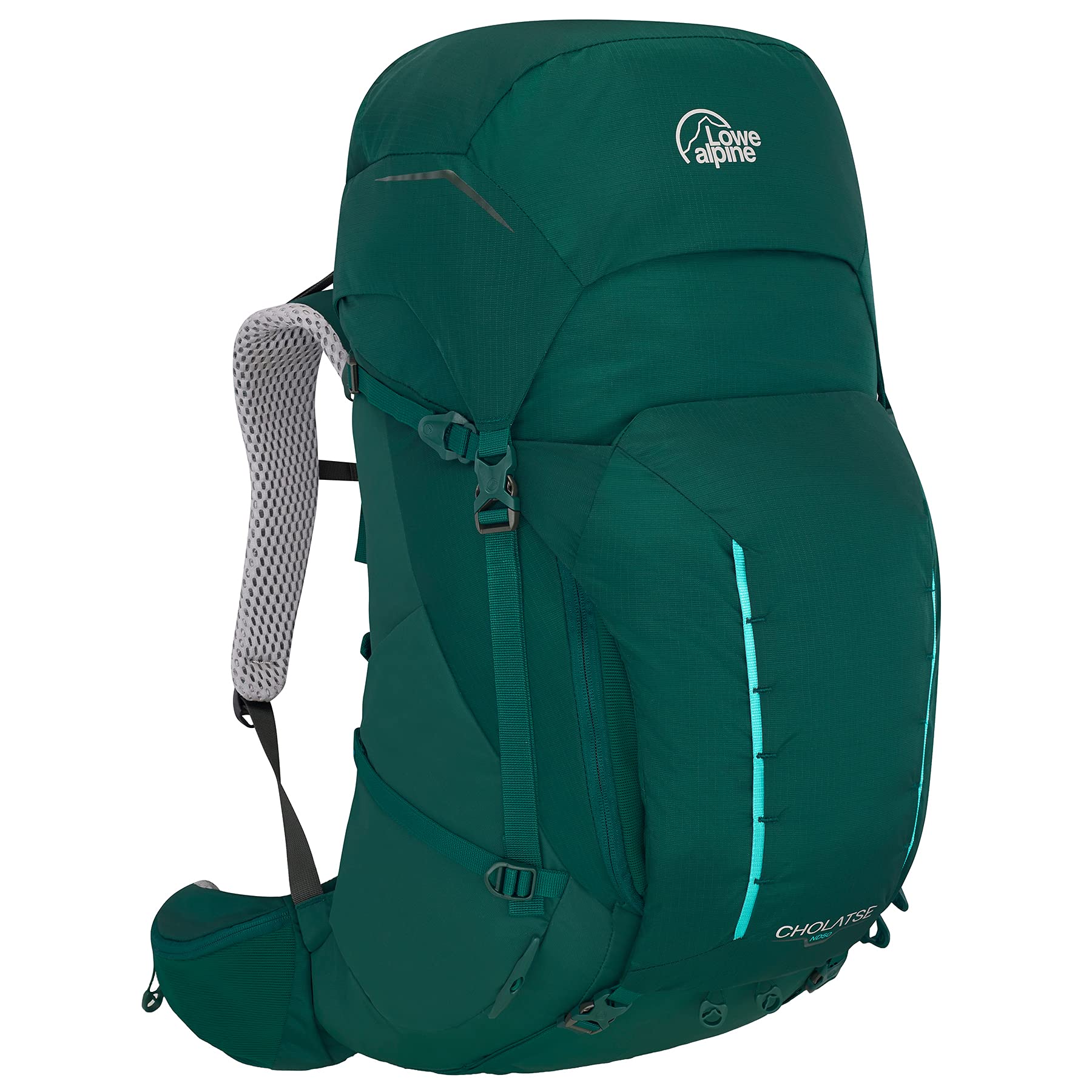 Lowe AlpineWomens Cholatse ND Multi-Day Hiking Backpack, Cholatse ND50:55 Liter, Teal