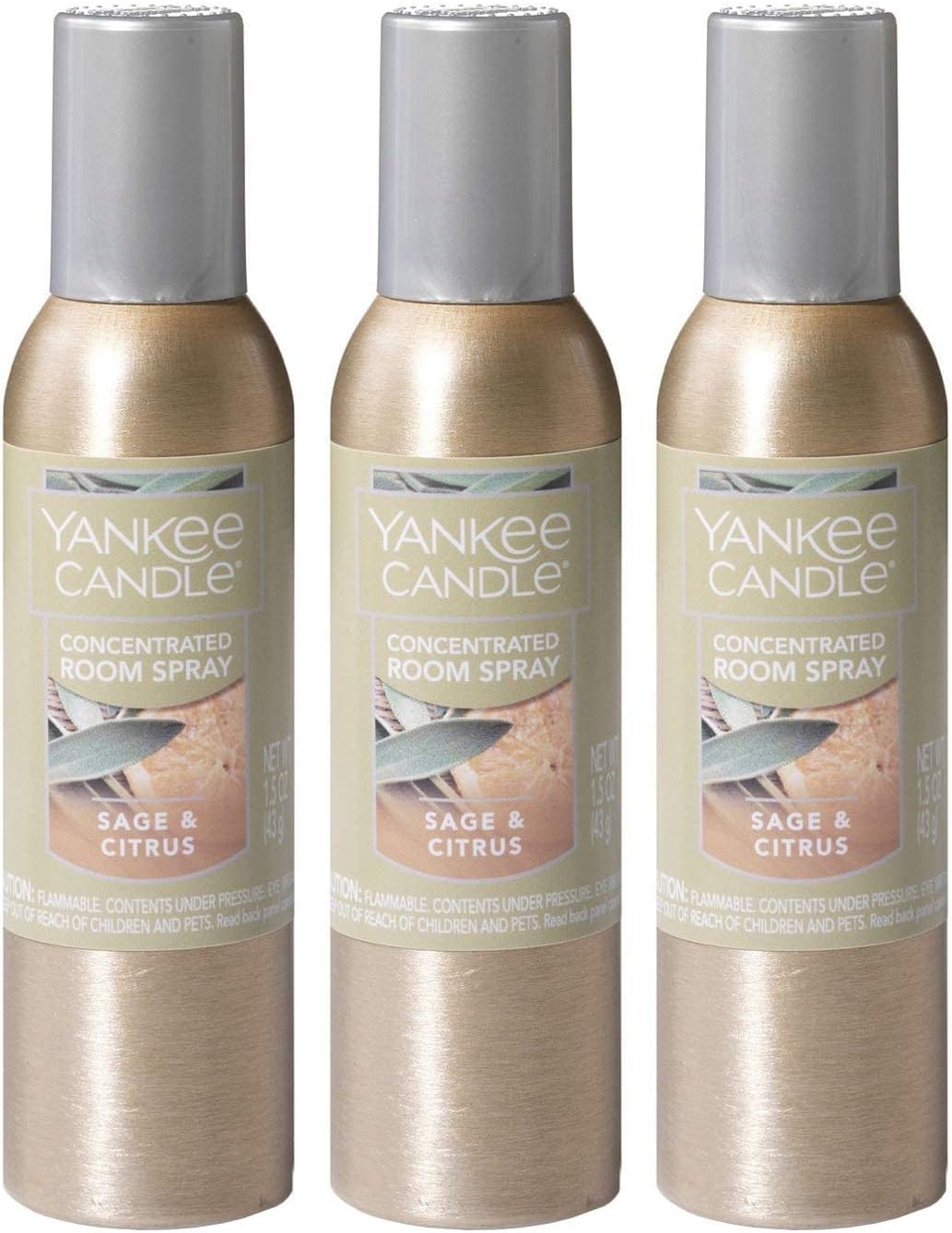 Yankee Candle Concentrated Room Spray 3Pack (Sage & Citrus