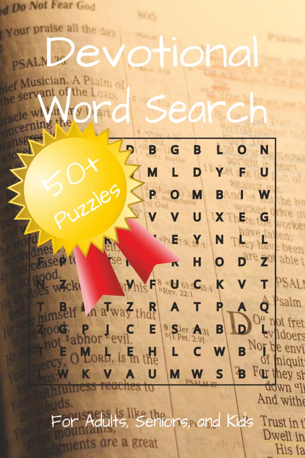 Devotional Word Search Puzzle Book: Word Searches with Easy to Read Print about Devotions, Prayer, Meditation, and More | 6x9 inches, 110 pages | 50+ ... for Vacations, Holidays, and Free Times