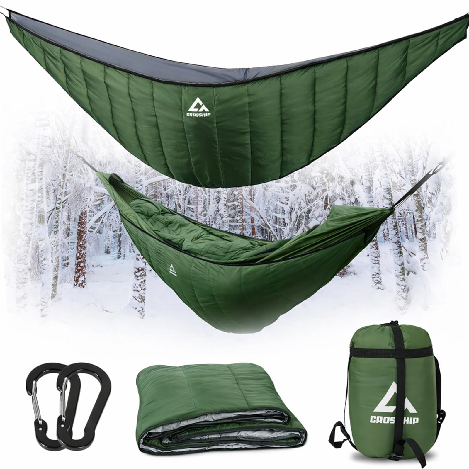 Camping Hammock Underquilt - Full Length Lightweight Warm Quilt