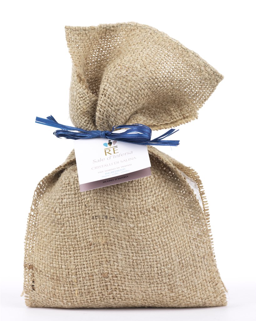 SoSalt Seasalt Crystals, Hand Picked, Unground, From Sicily, In Canvas Bag, 17.6-Ounce Units (Pack of 2)