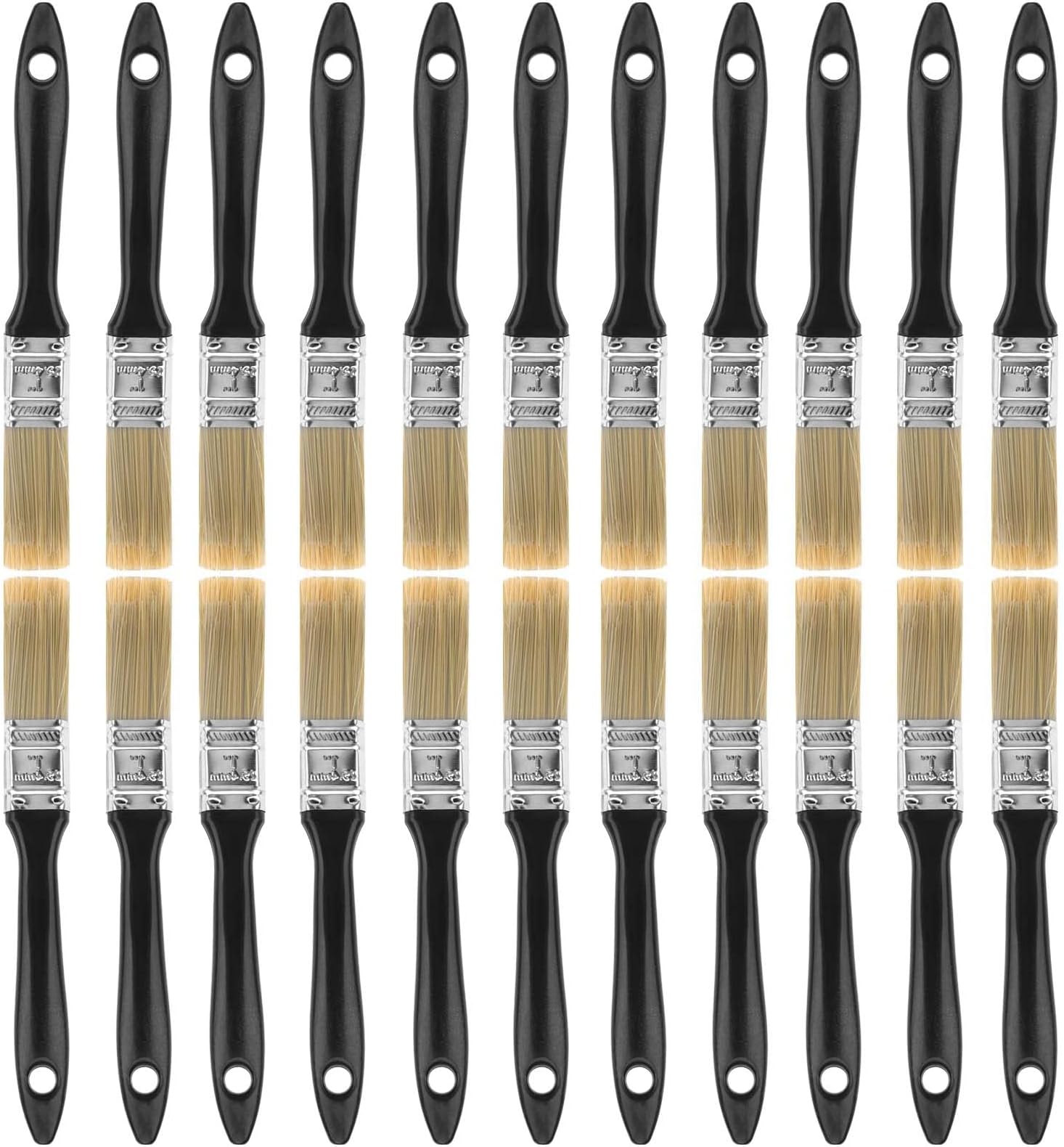 TAICHEUT 28 Pack 1 Inch Paint Brush, Stain Paint Brush Chip Paint Brush