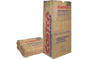 10-Piece Home Compostable Leaf Bags (30-Gallon Capacity)