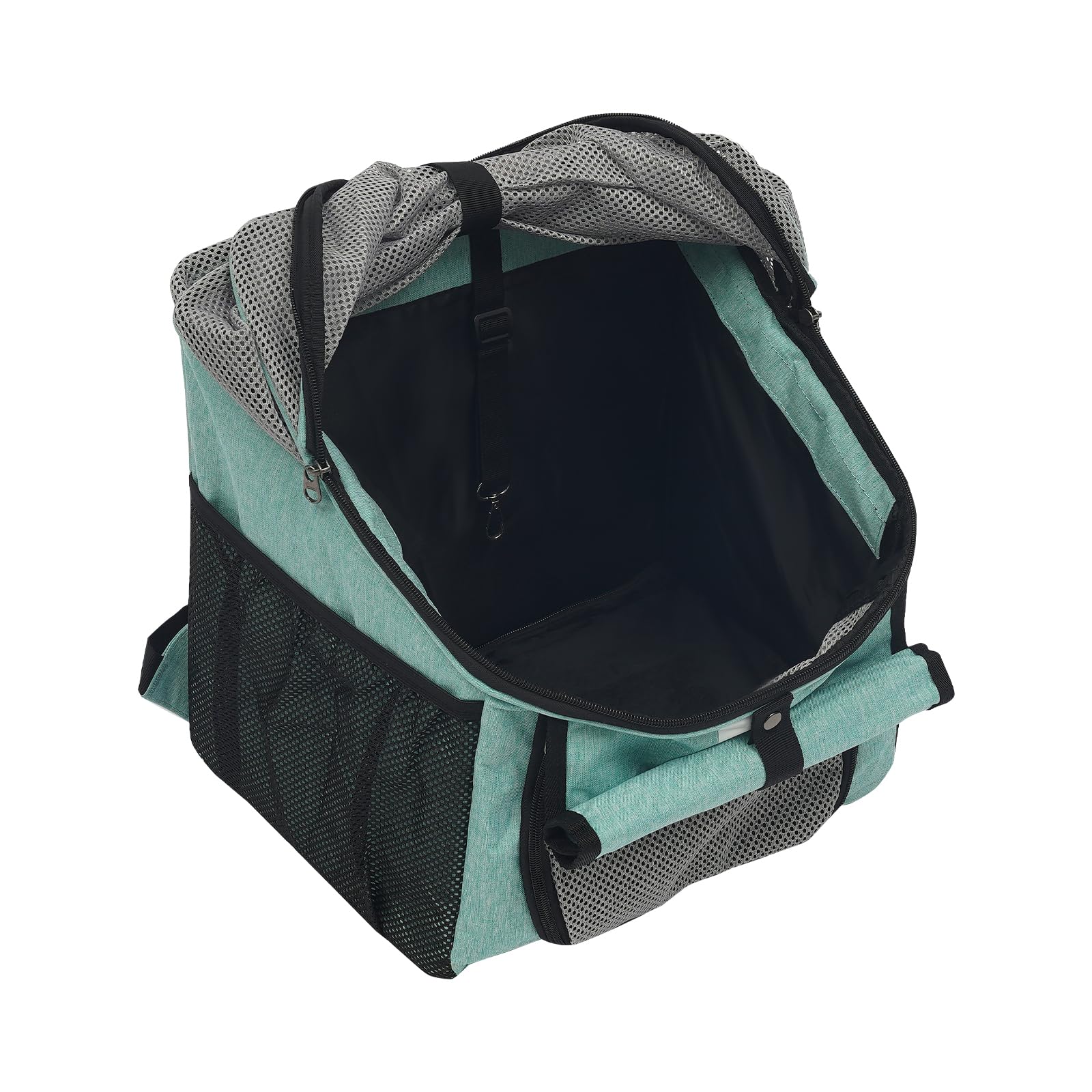 Hundekorb Fahrrad Vorne Hundefahrradkorb Faltbar Fahrradkorb Bis 7,5KG Katzentransporttasche Abnehmbar Haustiere Fahrradtasche mit Weichem Sitzkissen Katzenfahrradkorb für Einkaufen (Blau)