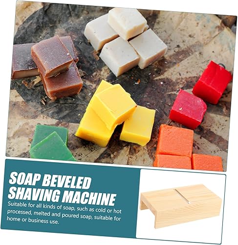 Miniatura 6 de TEHAUX Juego de herramientas de corte de jabón, cortador de jabón de mano, alambre de queso, rallador de trufa, cortador de mantequilla de mano,