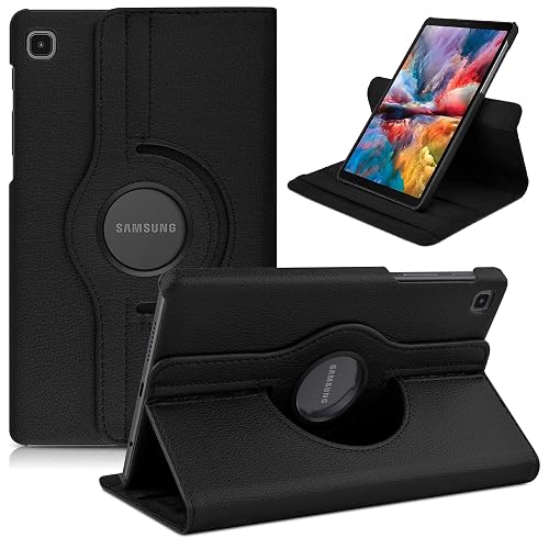 Cassby Flip Cover for Samsung Galaxy Tab A7 Lite 8.7 inch Rotating Flip Case Cover - Black