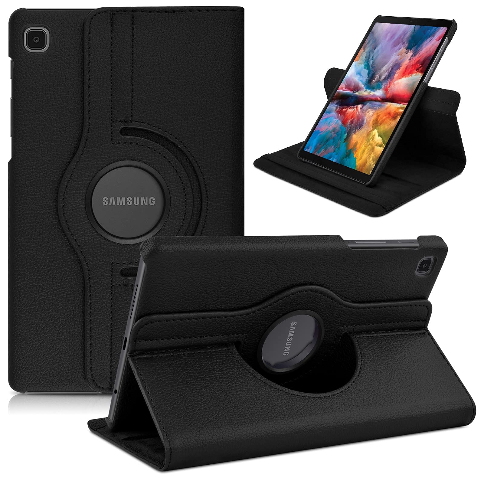 GLAXX Compatible with Samsung Galaxy Tab S6 Lite Flip Case Cover (10.4 inch), 360 Degree Multi-Angle Kickstand Viewing Cover for Samsung Tab S6 Lite - Black (B09B3S65Q3) Amazon Price History, Amazon Price Tracker