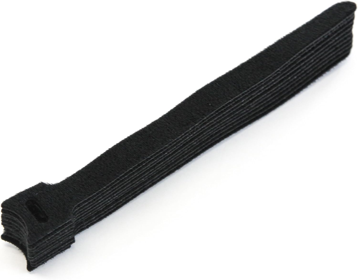10 pcs Reuseable 8 Inches Fastening Zip Cable Ties Straps Hook and Loop Adjuststable Securing Cord Management