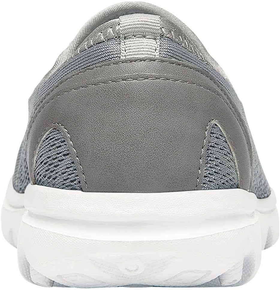 Propet Womens TravelActiv Slip On Sneakers Shoes Casual - Grey - Image 4