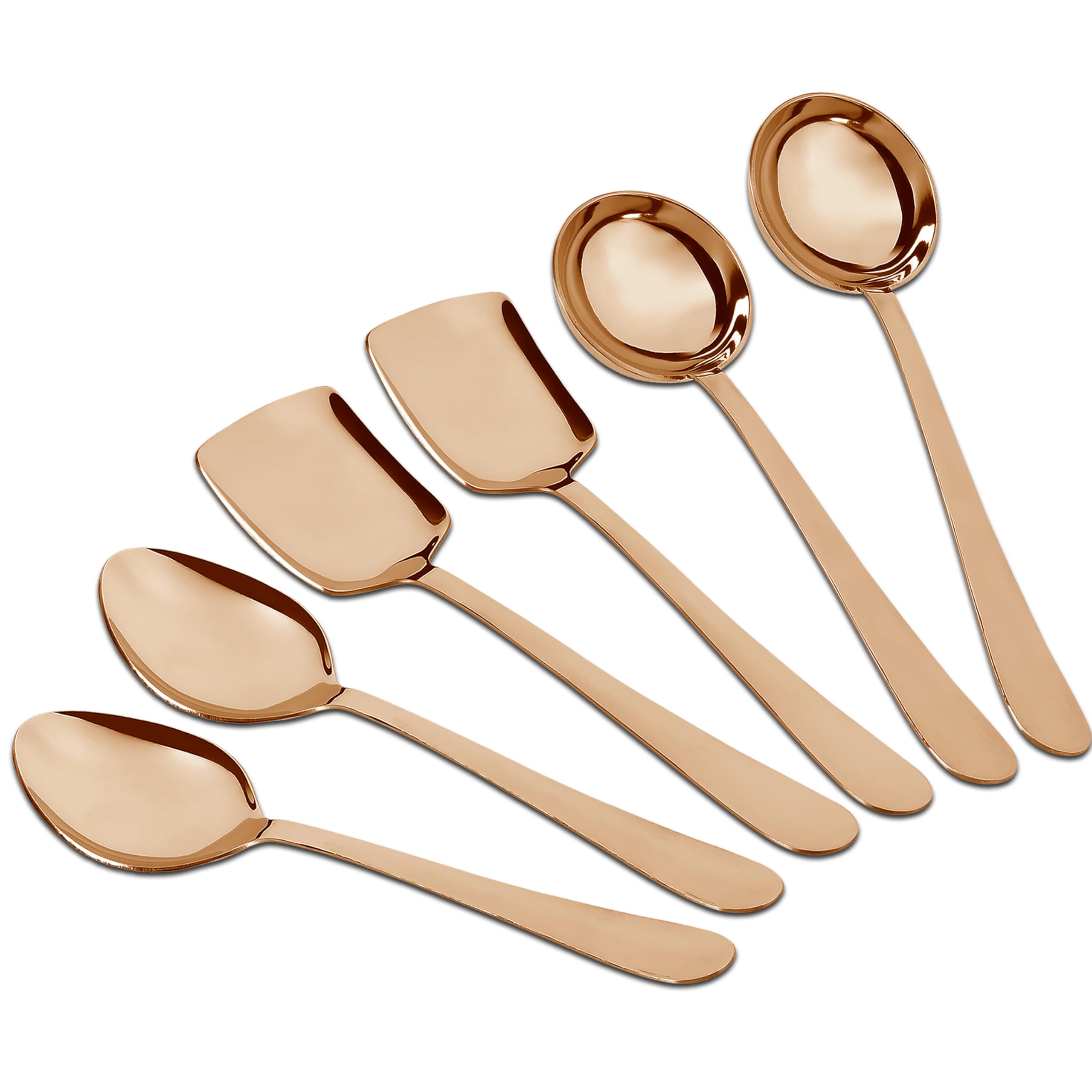 Parage Stainless Steel Serving Spoons - 5 Piece Set -13