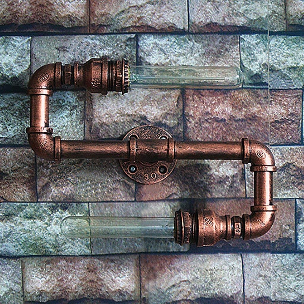 Lámpara de pared retro europea en hierro forjado para crear un ambiente único en tu café