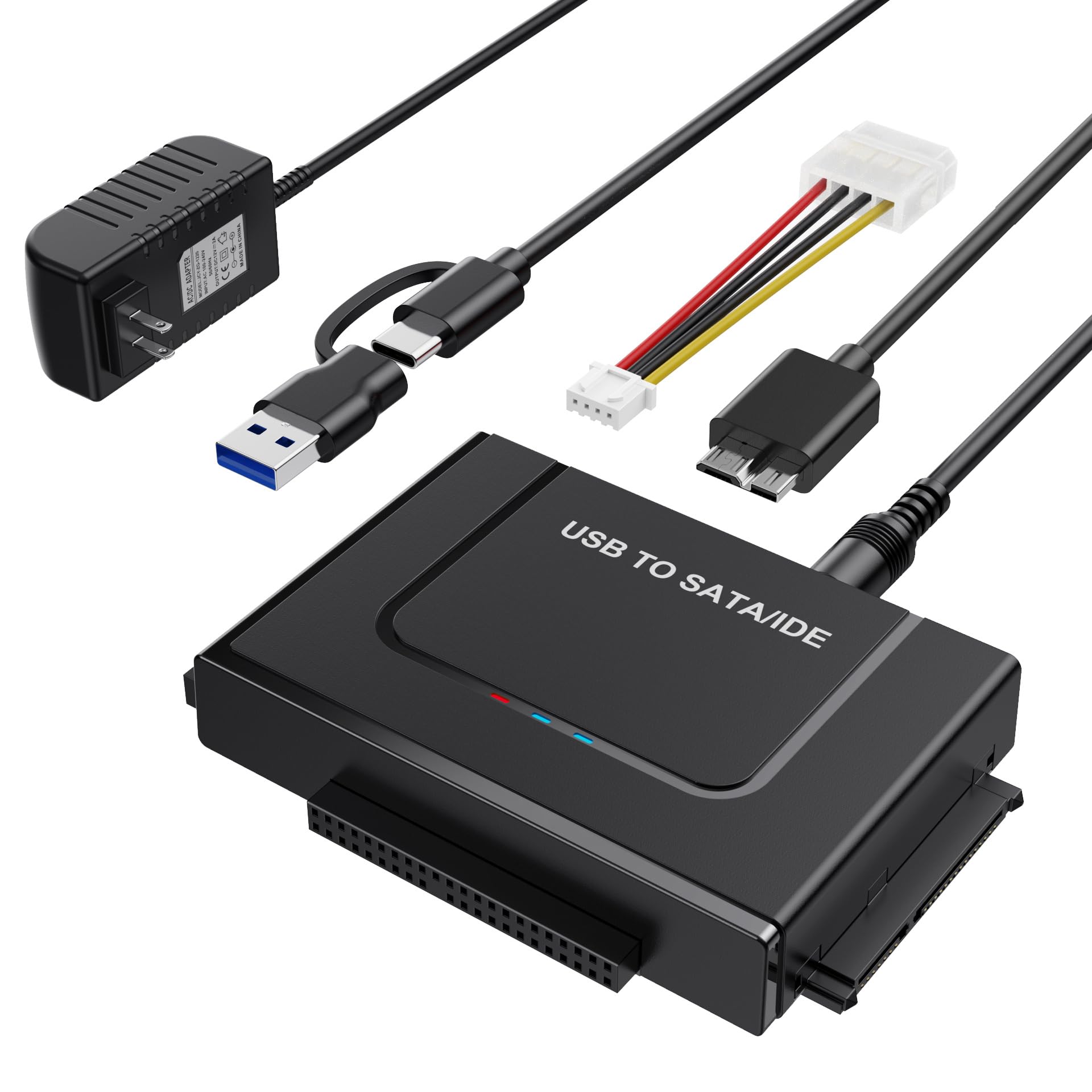usb converter per esterni hard drive con alimentazione a 12v e 2a