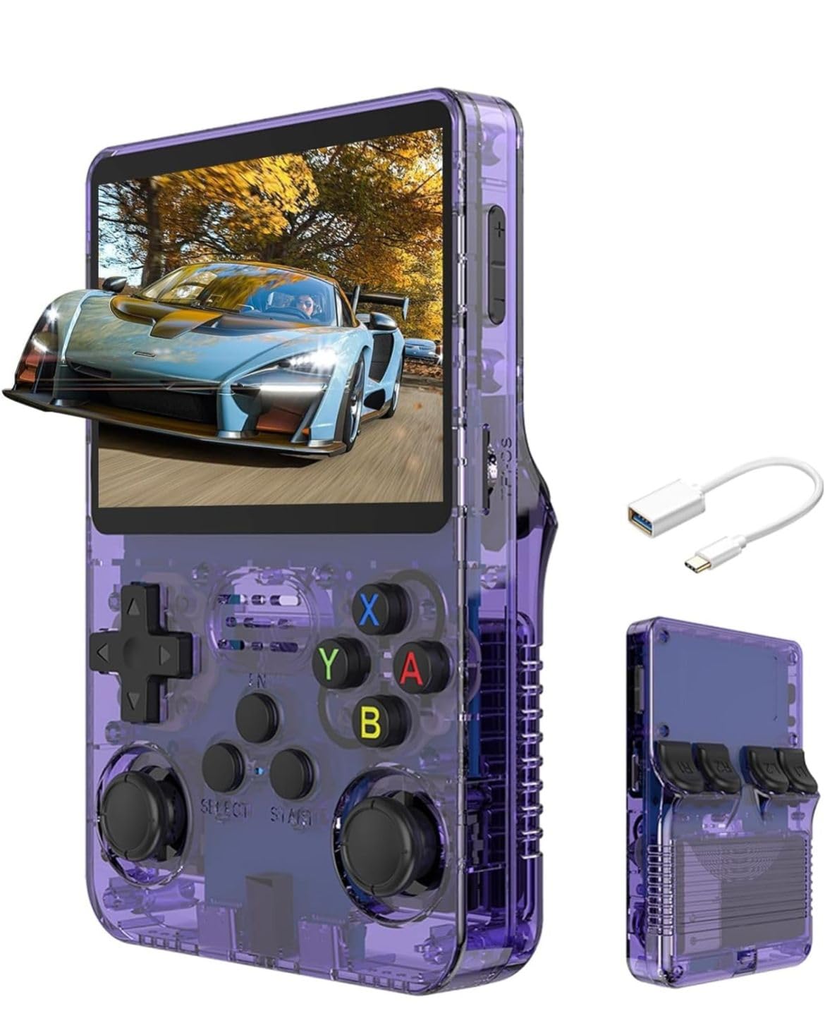 New World R36S Retro Handheld Video Game Console 3.5 inch Retro Handheld Video Games Consoles Built-in Rechargeable Battery Portable Style Hand Held Game Consoles