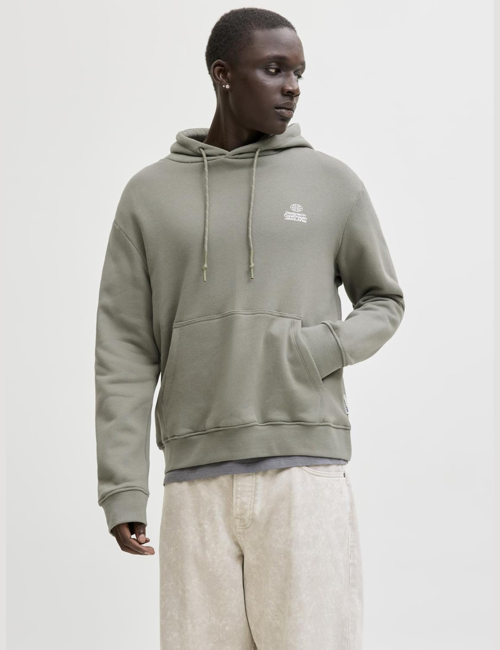 JACK & JONES Sweat Hood Jcoflare Back Photo Print-Felpa con Cappuccio Uomo