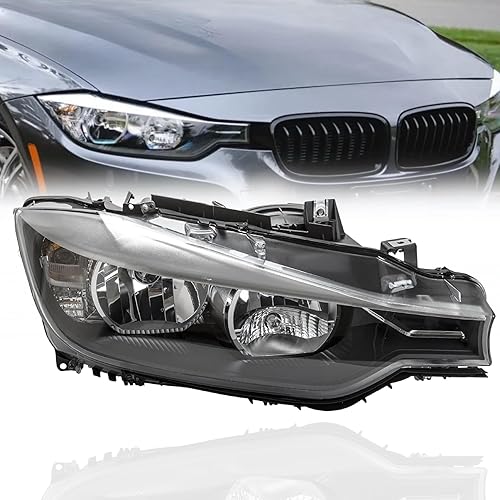 Compatible con BMW 320i, 328d xDrive, 335i, 328i xDrive, 335i xDrive, 328d, 328i, 320i xDrive 2012-2015 Conjunto de faros halógenos certificados por