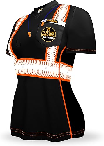 Miniatura 9 de KwikSafety - Charlotte, NC - Vixen Hi Vis Short Sleeve Safety Shirt for Women [Angel Hair Reflective Tape]