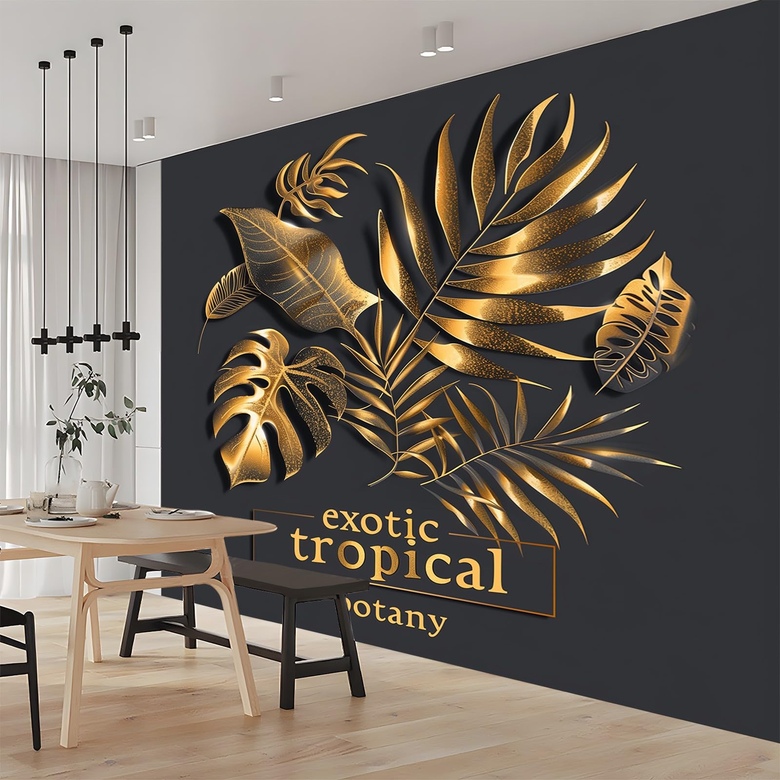 3D panoramique murale haut de gamme pour une décoration murale raffinée