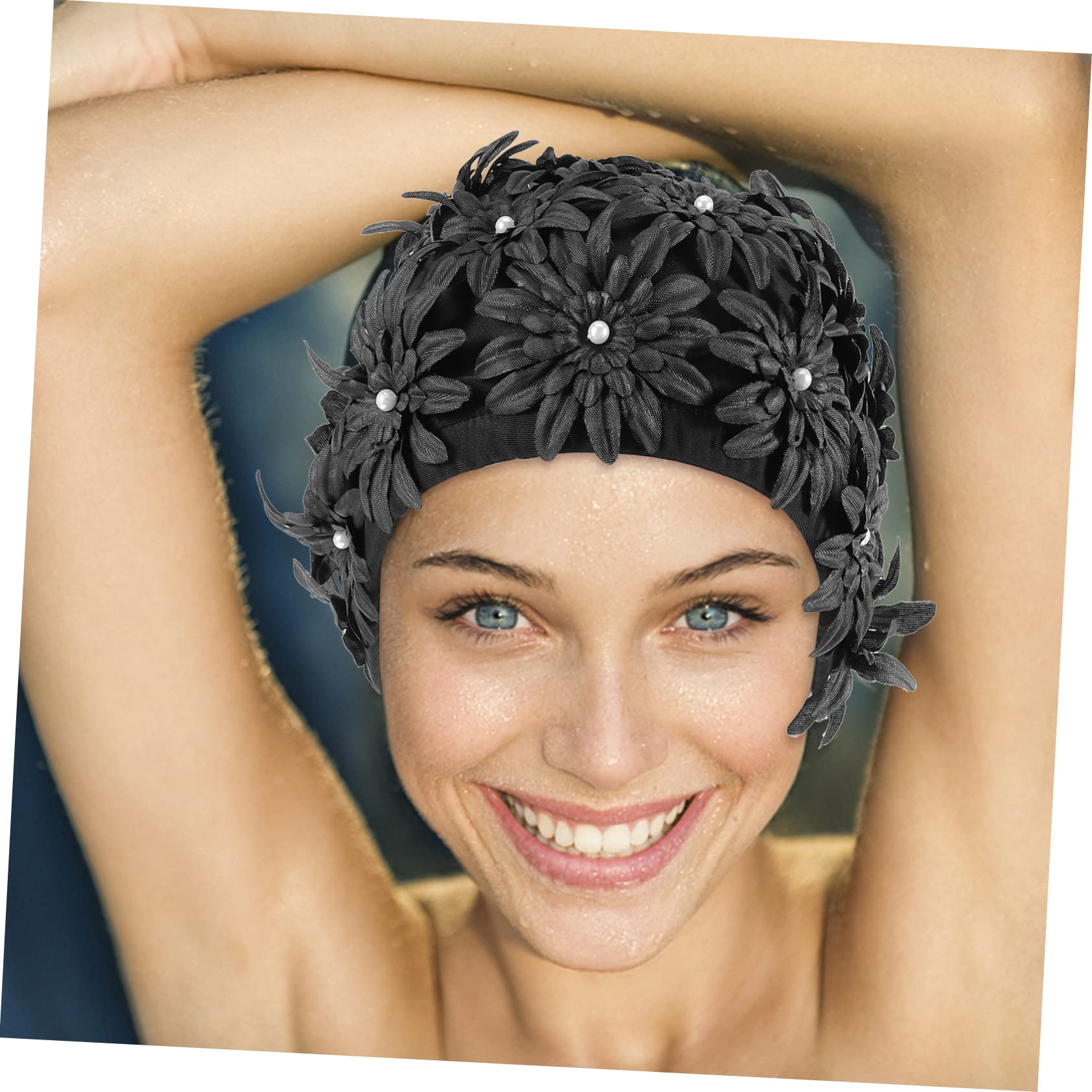 Healifty 2 Pz Cuffia Da Nuoto Per Adulti Paraorecchie Per Cappello Da Bagno Cuffia Per Il Nuoto Cappelli Da Bagno Cuffia Da Bagno Bambino Tappo in Silicone Broccato Cura
