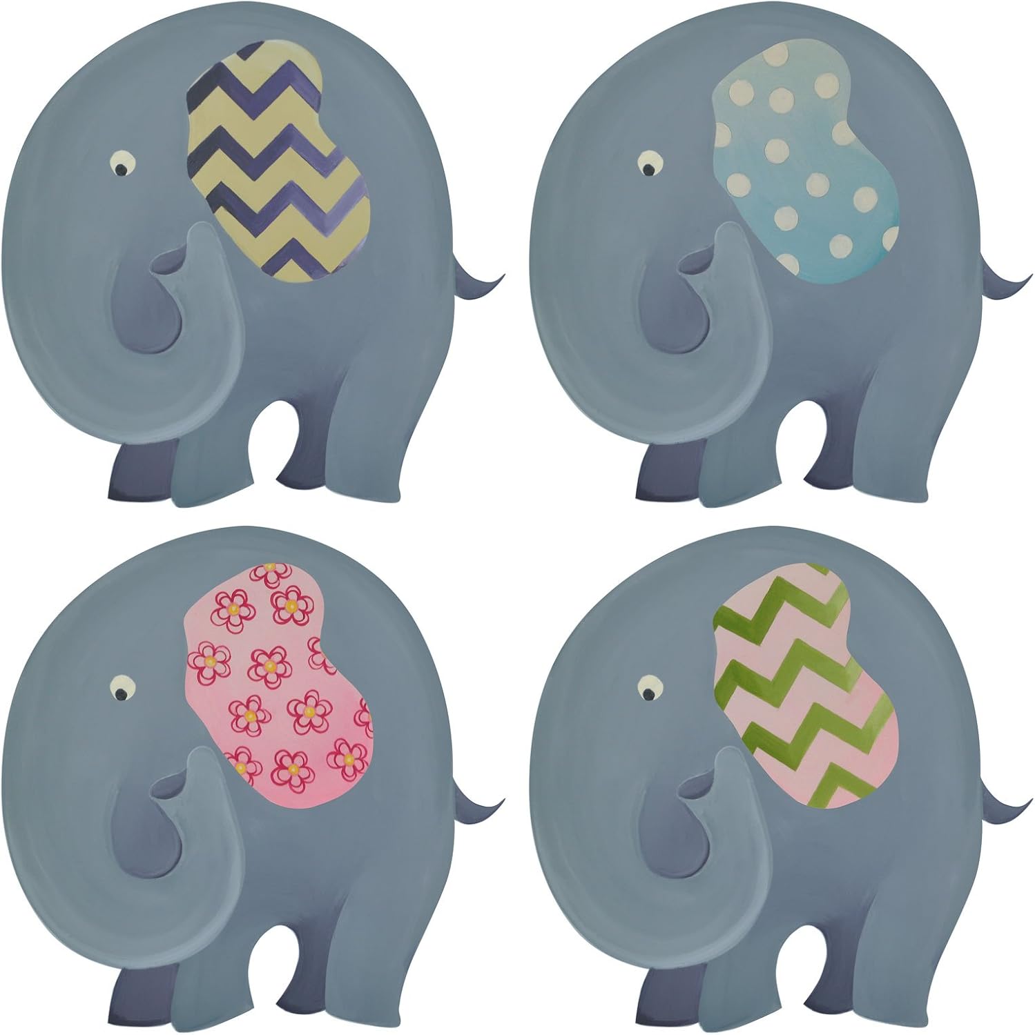 Wall Wear Decals WW169 4 Elephant