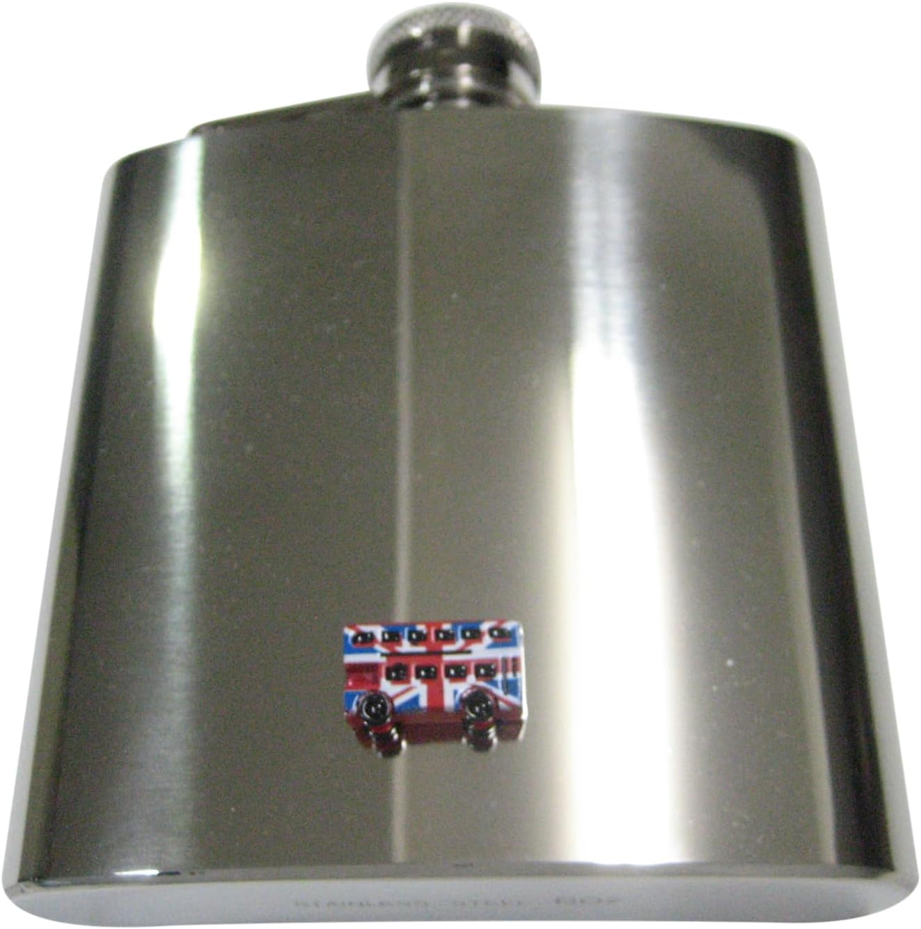 Amazon.com | Iconic Union Jack London Double Decker Bus 6 Oz. Stainless ...